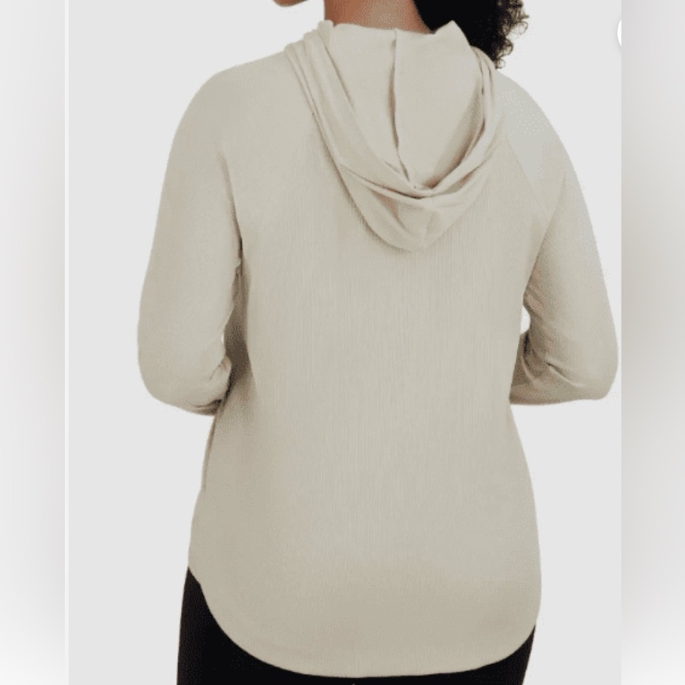 SAGE Women's Lightweight Hoodie, Long Sleeve(C 40”L 25”) - Picture 3 of 7